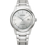 CITIZEN 星辰 光動能簡約大三針手錶-40mm AW1231-66A, , large