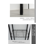  【Y HOUSE】45x30x60cm Lightweight Two-layer Iron Rack Iron Rack - Painted Black, , large