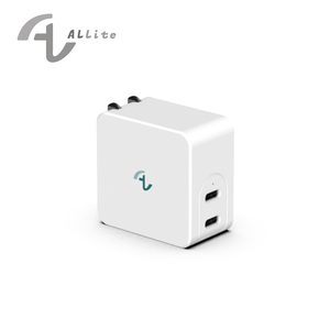 [萬摩科技]Allite GaN 氮化鎵雙口 USB-C 快充充電器