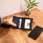 【MQ】Yamagata 細人字紋 拉鍊短夾 學生錢包 錢夾 中夾, , large