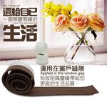 GS MALL 台灣製造 一組2入 隙縫密封膠條 100cm 隙縫條 密封膠條 門縫條 擋風條 防撞條 防塵條 降噪條, , large