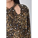 (XL) 豹紋黃色洋裝二手衣, , large