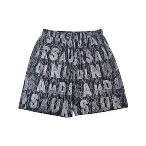 COAST AIR立體織紋花紋款短褲-灰階字紋M~3L