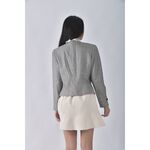 (S) xyz house千鳥格紋灰色外套二手衣, , large