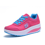 Mesh Platform Walking Shoes, , large