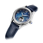 CITIZEN 星辰 小鏤空優雅機械女錶-藍/28.5mm PR1041-18N, , large