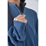 (XL) tommy hilfiger質感高領藍色長袖上衣二手衣, , large