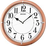 SEIKO 精工 指針式時尚掛鐘 時鐘-粉框 QXA637P, , large