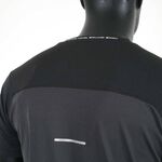 Asics 男 短袖 上衣 T恤 海外版 運動 慢跑 涼感 反光 機能 亞瑟士 黑灰 [2011C239-001], , large