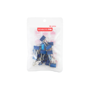 Metallic Blue Binder Clips &ndash; #6