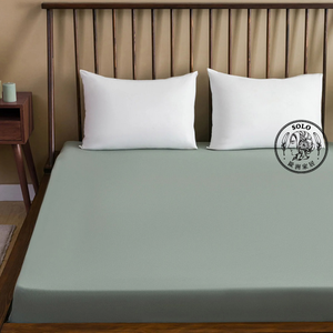 【SOLO Vintage】LCW Home Premium Bed Sheet Green Made in Turkey 100x200x30cm