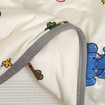 【Betrise】Animals in action | Lazy soft Q knitted cotton antibacterial soy fiber air-conditioning quilt/cooling quilt (150x200cm), , large