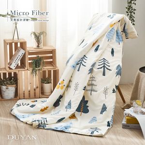 DUYAN竹漾 文青風涼被-栗松秘境