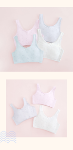 【Clany可蘭霓】 MIT小貓咪無鋼圈無感粉色少女S-Q/2XL 內衣 學生涼感內衣 成長型 8038-31, , large