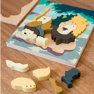 [eguchi co,. Ltd.] eguchitoys Animal Puzzle Lion