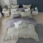 【禾肯居家】80支天絲/IKEA歐規床包/床包枕套被套/都市若蘭/0800/MIT台灣製, , large