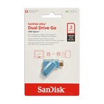 【SanDisk】Ultra GO 2TB 海灣藍 TYPE-C USB 3.2 雙用 OTG 旋轉隨身碟 讀取速度 400MB/s, , large