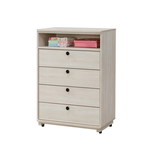 【唯熙傢俱】伊格鋼刷白五斗櫃 抽屜櫃, , large