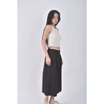 (M) zara高腰質感黑色長褲二手衣, , large