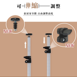 【Y HOUSE】 Floor-standing kitchen rack, table rack, storage rack (2 sets of 60-80cm high table iron pipes) - White, , large