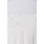 (L) tomoaggiel韓牌蕾絲邊白色短袖上衣二手衣, , large