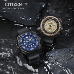 CITIZEN 星辰 PROMASTER 鈦 1982年復刻版光動能200米潛水錶 BN0226-10P, , large
