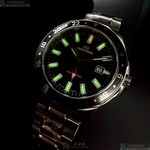 [星晴錶業]WAKMANN手錶,46mm,WA00042黑色錶面銀錶殼銀色精鋼錶帶款, , large