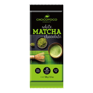 Chocoyoco green chocolate with matcha