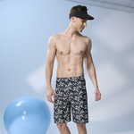 MONINA  MIT Big men beach swim trunks -L, , large