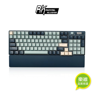 [樂維科技]RK 96｜90% 藍牙三模無線機械鍵盤 K黃軸 RGB 森林藍｜中文