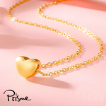 【Prisme Gold】黃金項鍊 愛心 鍊墜項鍊 (金重：約0.02錢±0.01), , large