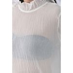 (S) white b日系內搭白色長袖上衣二手衣, , large