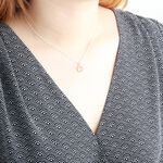 【Angel & Me】氣質 檸檬黃水晶 方形 s925 純銀 項鍊 生日 禮物, , large
