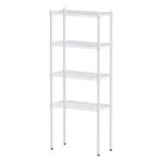 【Y HOUSE】60x30x150cm Lightweight Four-layer Iron Rack Iron Rack Shelf-Painted White, , large