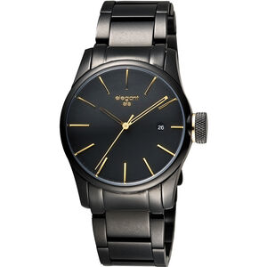 elegantsis JT41 都會流行腕錶-黑金/36mm ELJT41-VO09MA