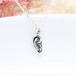 【Angel & Me】傾聽 耳朵 Ear s925 純銀 項鍊 生日 七夕 情人節 聖誕節 禮物, , large