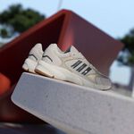 Adidas Crazychaos 2000 女 慢跑鞋 運動 休閒 復古 跑鞋 緩震 透氣 乳白 金 [IG4346], , large