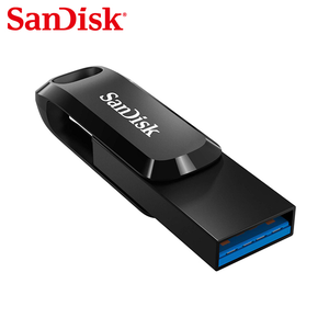 【SanDisk】Ultra GO 64G 黑色 TYPE-C USB 3.2 雙用 OTG 旋轉隨身碟 讀取速度 300MB/s