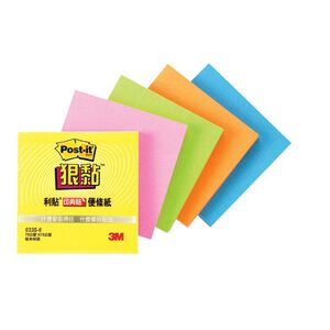 3M 狠黏 633S便條紙(多色)粉紅