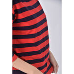 (L) ralph lauren條紋肩扣紅色短袖上衣二手衣, , large
