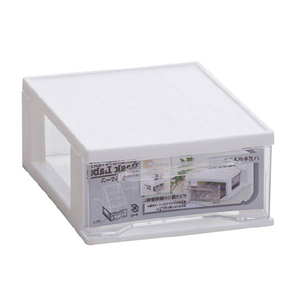 【山田 YAMADA】日本  抽屜式 可疊 文具 收納盒 / 個 YMD-453714-WH