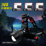 Utility brand L2 chip headlamp PR-AH901 high brightness three-stage light source ultra-power-saving design power outage mountaineering construction must-have, , large