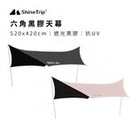 Hexagonal Tarp with Black Coating, , large