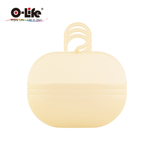 【O-Life】旋轉掛勾瀝水收納盒 3入組-米色款