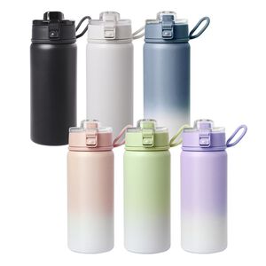 Spring-lid thermos cup