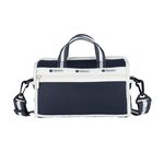 Lesportsac Mini Duffel Crossbody 運動風手提肩背兩用小包/ 條紋海軍藍, , large
