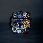 SOLIS 反光骷髏系列旅行隨身側背小包-水籐黃, , large