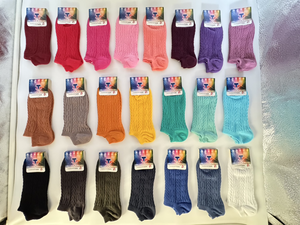 【伸展台】《RUNWAY SOCKS》日系/韓系 糖果襪 22色 雙針筒隱形船襪-『軍綠』 數量有限 售完為止