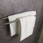 [Beargood sticker] 60cm Double Towel Bar (304 Stainless Steel), , large