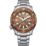 CITIZEN 星辰 PROMASTER 鋼鐵河豚復刻機械錶 附贈橡膠錶帶 NY0164-65X, , large